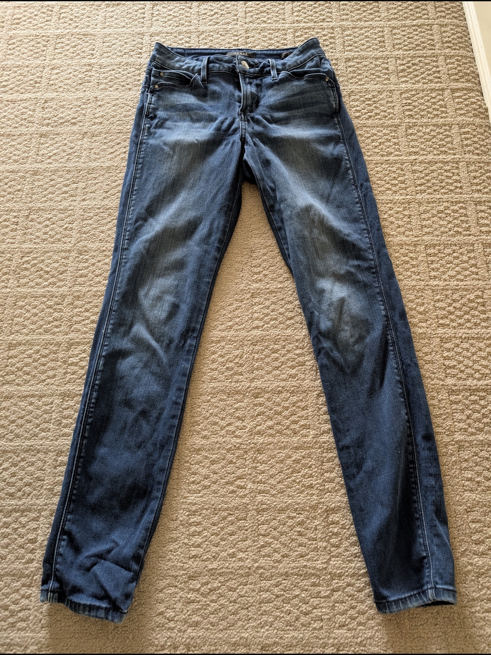 Guess Women's Dark Blue Skinny Jeans